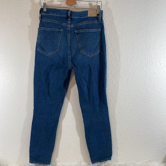 PAIGE Flaunt Cheeky Blue Skinny in Roam Denim Jeans Size 30 - Picture 7 of 16